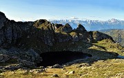 84 Lago Piazzotti, Dente della Vecchia, Alpi Retiche col Disgrazia sullo sfondo